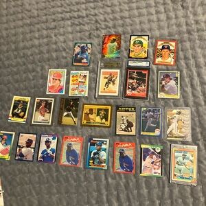 Assorted Baseball rookie Trading Cards Collection